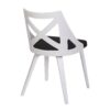 Charlotte - Farmhouse Chair (Set of 2) - White / Charcoal - Image 4