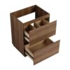 Modern Freestanding Bathroom Vanity With Single Undermount Sink And Double Drawers - Brown - Image 20