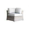 5 Person All Weather Wicker Sectional Seating Group With Cushions - Gray / Gray Mix - Image 5