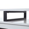 Modern, Minimalist Rectangle Extendable TV Stand, TV Cabinet With 2 Drawers And 1 Cabinet For Living Room, Up To 100" - White - Image 15