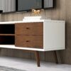 Caroline - White TV Stand Up To 72" - Brown / White - Image 11