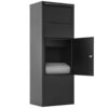 Large Package Delivery Parcel Mail Drop Box With Lockable Storage Compartment Heavy Duty Weatherproof For Express Mail Delivery For Home & Business Use - Black - Image 4