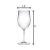 Leadingware Tritan Plastic Wine Glasses (Set of 4), Unbreakable, Bpa Free, 12Oz - Clear - Image 3