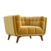 Addison - Mid-Century Modern Lounge Chair - Yellow - Image 2