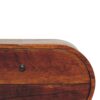Large Circular Bedside Table - Brown - Image 4