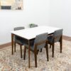 Carlos - Solid Wood Table - White - Image 5
