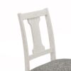 Tannen - Round 5 Piece Dining Table (Set of 5) - White And Gray - Image 12