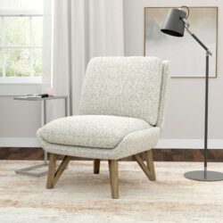 Emerse - Armless Accent Chair - White
