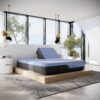 Refresh - 12" King Size Flex Head Latex Foam Hybrid Mattress And Adjustable Base Bundle - Blue - Image 13