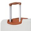 Hardshell Luggage Sets 3 Piece Double Spinner 8 Wheels Suitcase With Tsa Lock Lightweight 20''24''28'' - White - Image 20