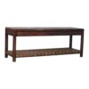 Regency - Woven Bench - Brown - Image 2