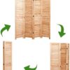 Panel Solid Wood, Folding Room Divider - Natural - Image 21