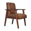 Buffalo - Leather Chair - Brown - Image 2