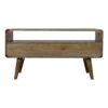 Curved Media Unit - Oak - Image 3