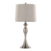 Ashland - Contemporary Table Lamp Laser Cut (Set of 2) - Nickel / Gray / Nickel - Image 2