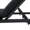 Modern Aluminum Chaise Lounge With Water Resistant Fabric Cushions - Dark Gray - Image 11
