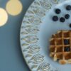 Plastic Charger Polypropylene Plate (Set of 8) - Blue / Gold - Image 5