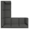 Ava - Mid Century Corner Sectional Sofa - Gray - Image 2