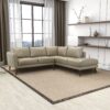 Benson - Sectional Sofa Right Facing Chaise - Beige - Image 5