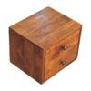 Solis - 2 Drawer Wall Mounted Nightstand - Brown - Image 6