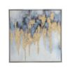 Modern Oil Painting, Square Framed Wall Art For Living Room Dining Room Office - Multicolor - Image 2