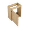 Modern 16" Bathroom Vanity Sink Combo With Ceramic Sink And Cabinet For Small Spaces - Oak - Image 24