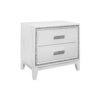Almera - Glitter Nightstand - White - Image 3