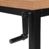 Computer Desk, Home Office, Standing, Adjustable, Laptop, Contemporary & Modern - Brown - Image 5