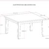 Eastwood - Square Dining Table - Brown - Image 7