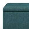 Cosmopolitan - Storage Ottoman - Teal - Image 3