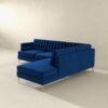 Brooke - Sectional Sofa Right Facing - Blue - Image 3