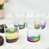 Halo - Oval Acrylic Glasses Drinking (Set of 4) Dof, Bpa Free Plastic Tumblers (12Oz) - Clear - Image 2