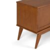 Draper - Mid Century Low TV Media Stand - Teak Brown - Image 7