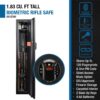 1.83 Cu Ft Biometric Keypad Rifle Safe - Black - Image 7