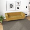 Addison - Large Velvet Sofa - Gold - Image 2