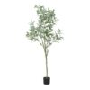 Artificial Eucalyptus Leaves Bonsai - Green - Image 8