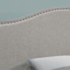 Full Size, Bed Headboard Only Upholstered, Transitional - Gray - Image 2