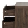 Farhart - Mid Century Modern 4 Drawer Dresser - Walnut - Image 12