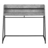 Computer Desk For Home Office, Laptop, Storage Shelves, Elegant Design - Gray - Image 2