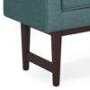 Scott - Small Ottoman Bench - Smoky Teal - Image 9