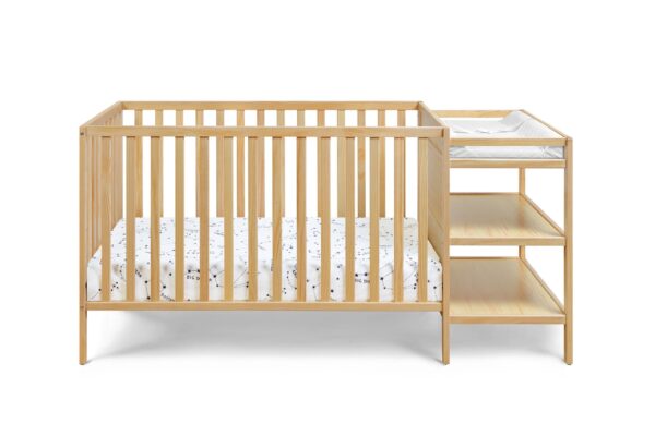 Palmer - 3 In 1 Convertible Crib, Changer Combo - Natural