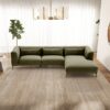 Laley - Right Facing L-Shaped Sectional - Green - Image 2