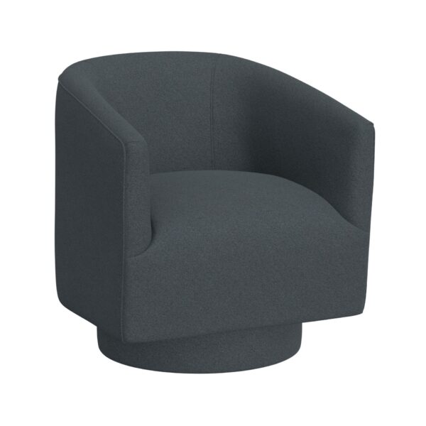 Bralin - Swivel Accent Chair - Blue