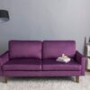 Plush Comfort Loveseat - Eggplant - Image 9