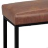 Reynolds - Ottoman Bench - Distressed Saddle Brown - Image 3