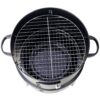 Portable Charcoal Smoker Grill For Outdoor Cooking - Black - Image 8