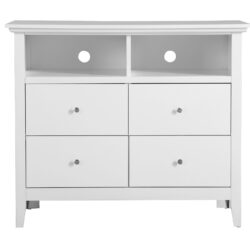 Charming TV Media Chest - White