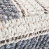 Grady - Square Pouf - Blue / Natural - Image 5