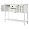 Hearth & Haven Stella - Buffet Storage Cabinet With Bottom Shelf - White - Image 10
