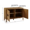 Accent Cabinet With Adjustable Shelves - Natural - Image 3